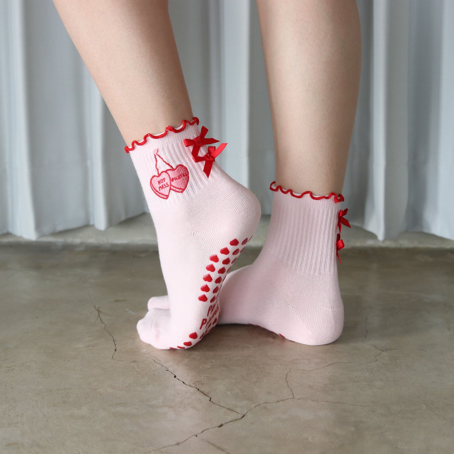 Hot Mess Pilates Grip Socks