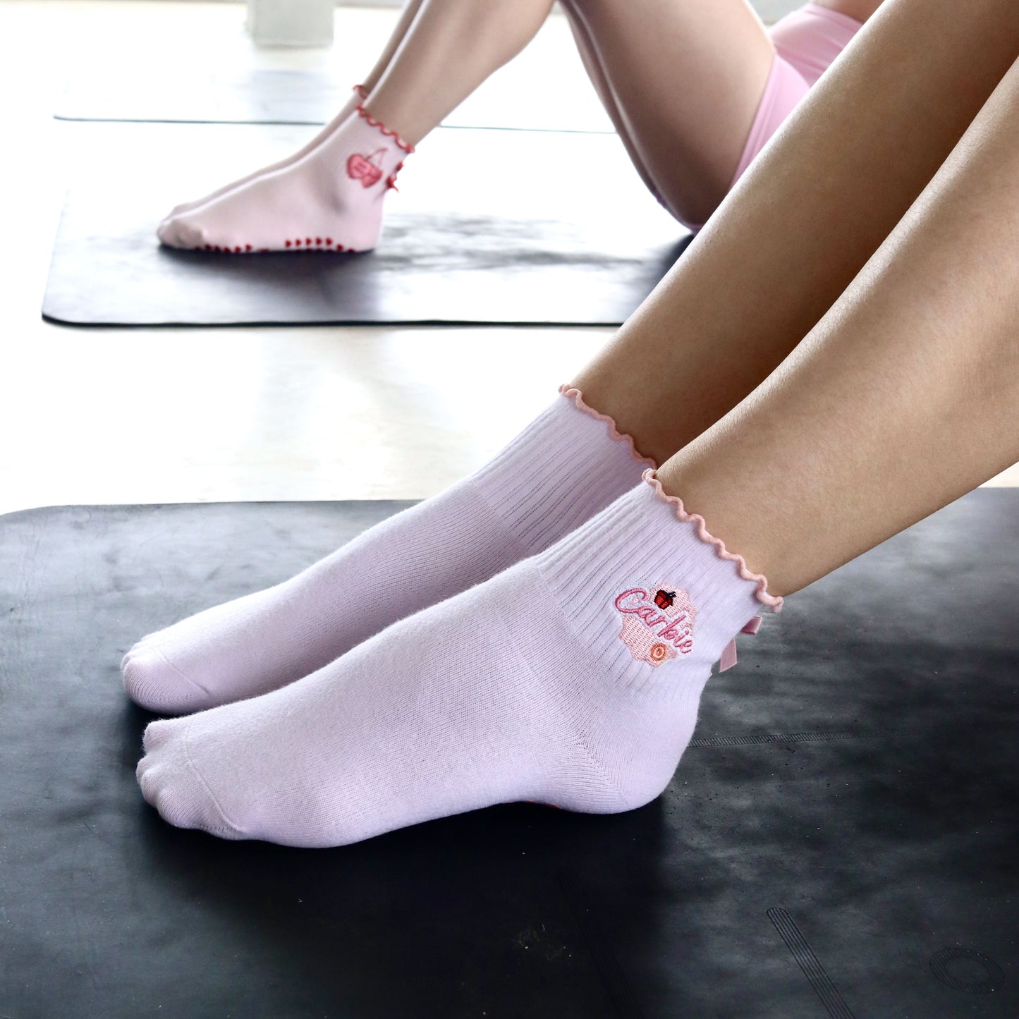 Carbie Pilates Grip Socks