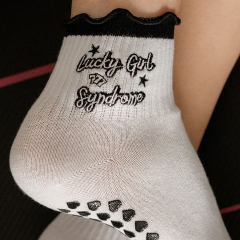 Lucky Girl Syndrome Grip Socks