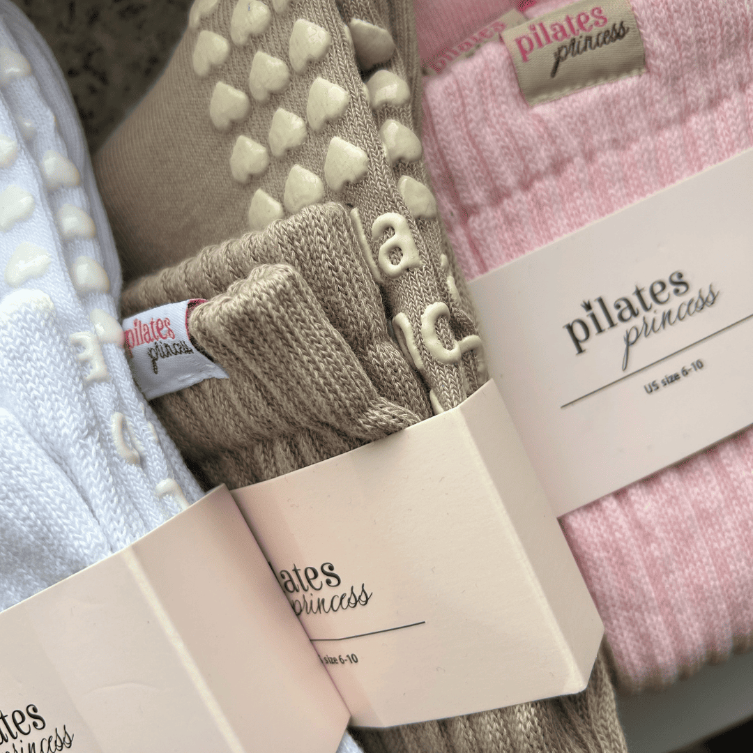 Mocha Slouchy Scrunchy Grip Socks