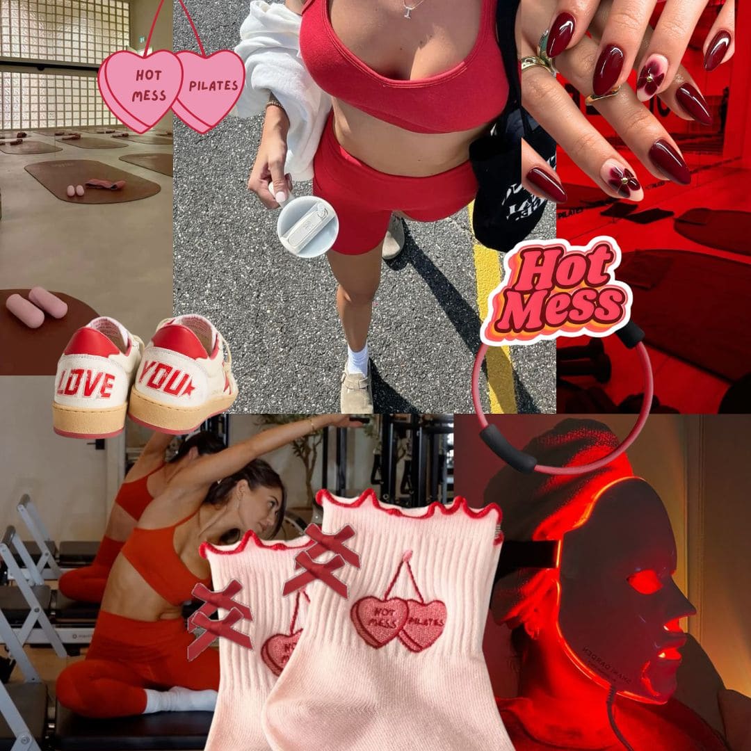 Hot Mess Pilates Grip Socks