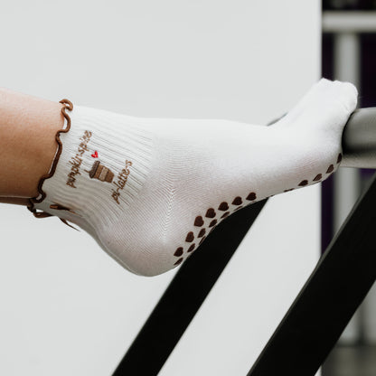 PRE-ORDER (Shipped Feb 5) Pumpkin Spice Pilattes Grip Socks