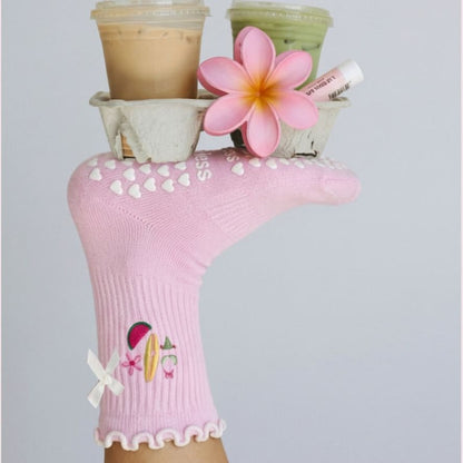 Pilates Paradise Grip Socks