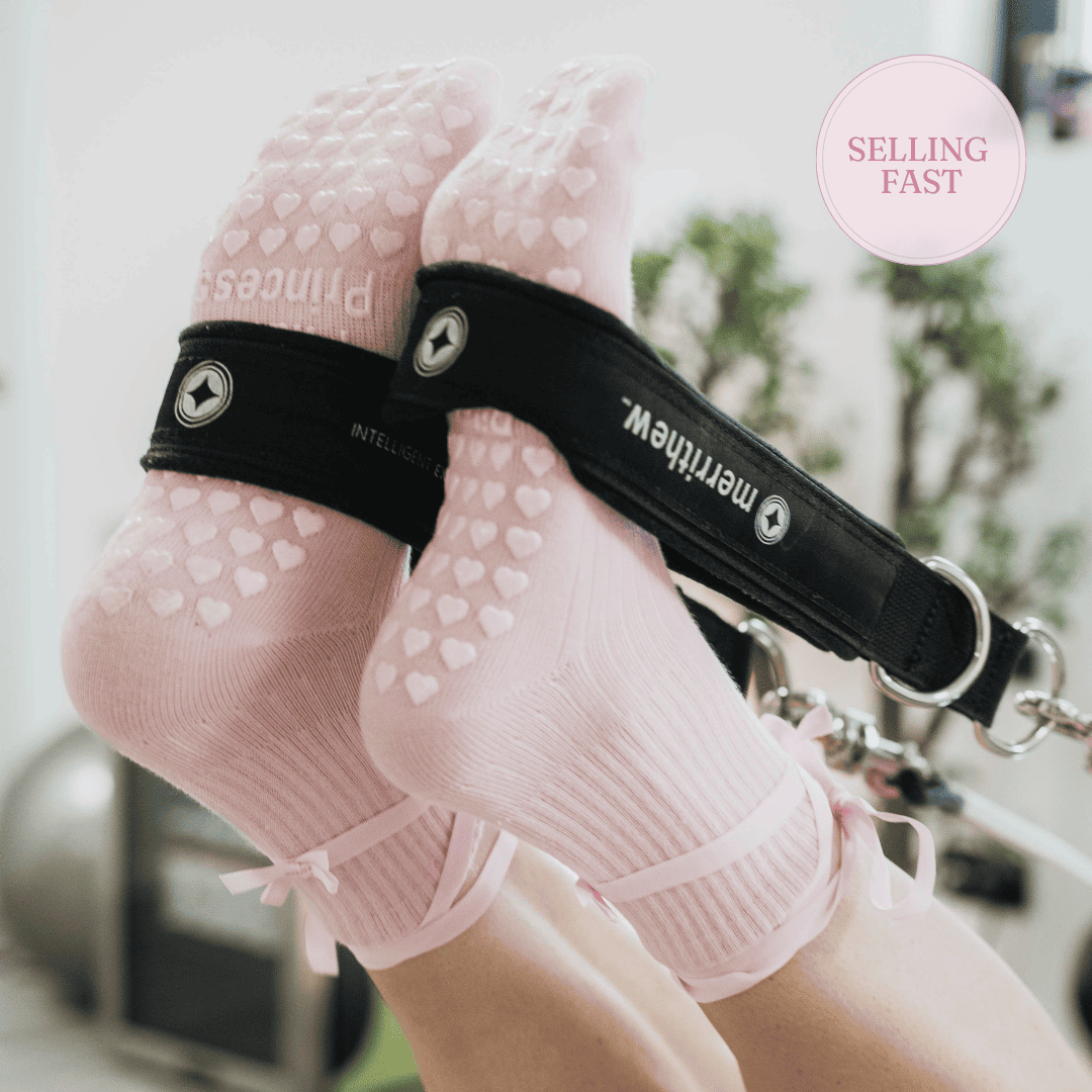 Balletcore Pink Pilates Grip Socks