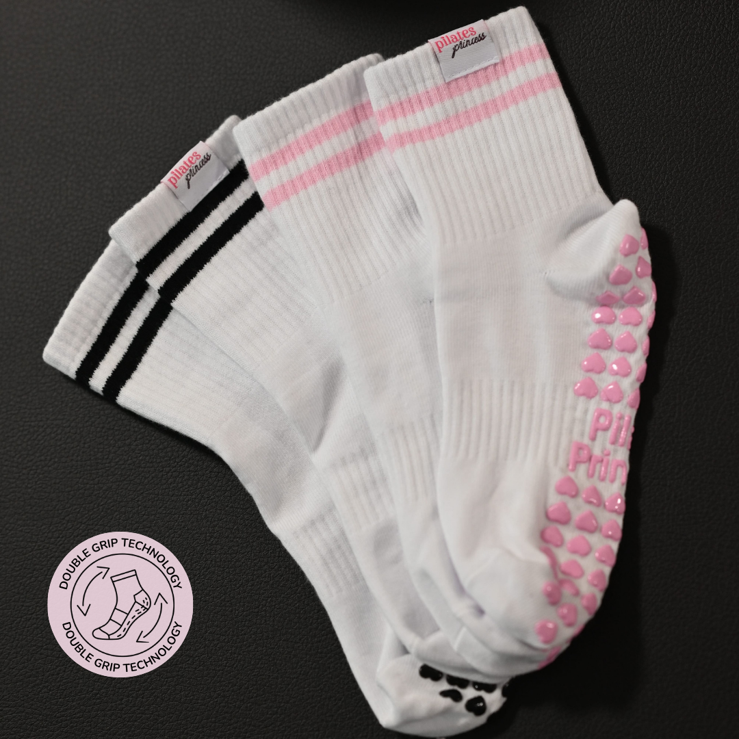 Double Grip Duo Pack Pilates Socks