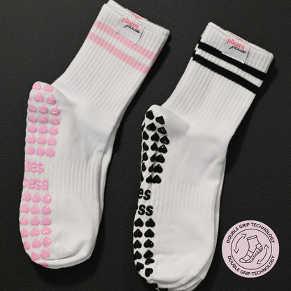 Double Grip Duo Pack Pilates Socks