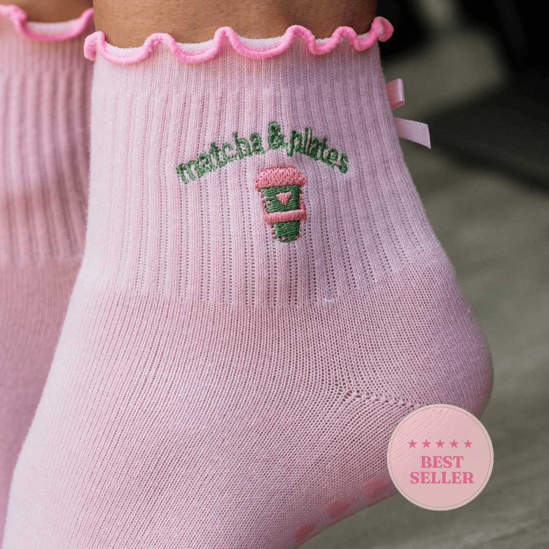 Matcha & Pilates Grip Socks
