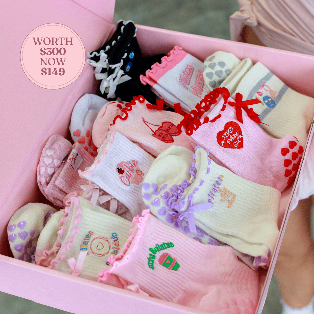 Pilates Princess Grip Socks Gift Box