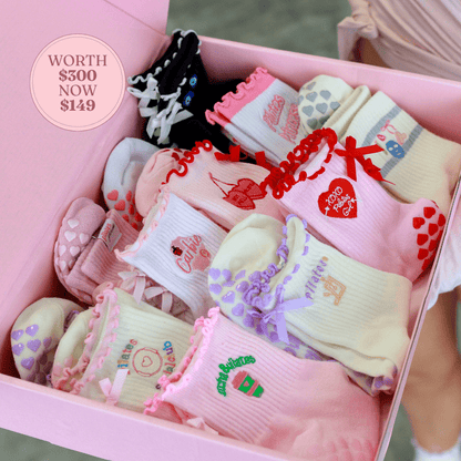 Pilates Princess Grip Socks Gift Box
