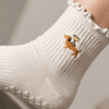 Pilates Plank Pup Grip Socks