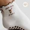 Pumpkin Spice Pilattes Grip Socks